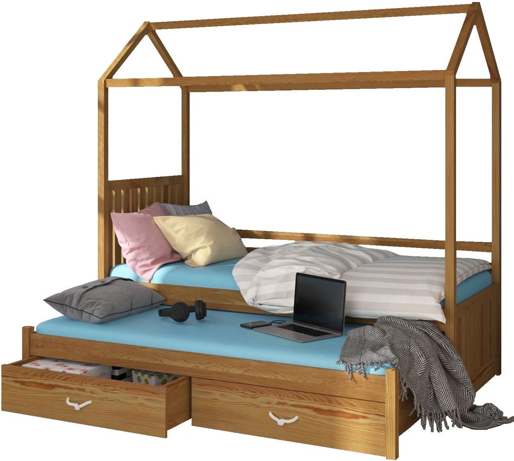 Бебешко Детско легло Umea-200 x 90-Without protector-Drus