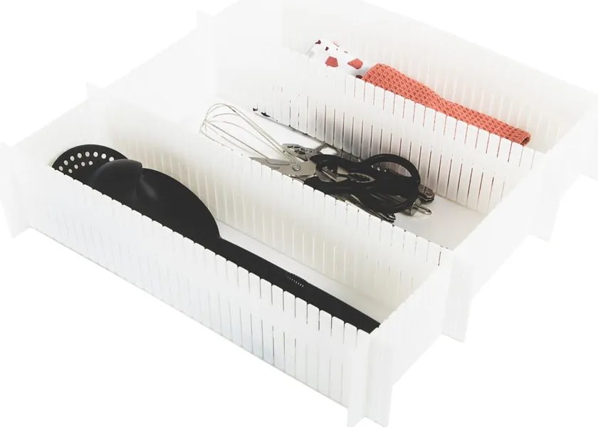 Пластмасови разделители за чекмеджета в комплект 6 бр. – Compactor