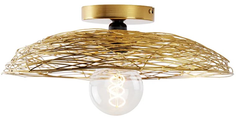 Ориенталски таванен аплик златен 40 см - Glan