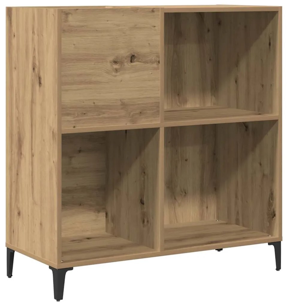 857174 vidaXL Шкаф за плочи Artisan Oak 84,5x38x89 cm Инженерна дървесина