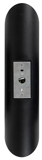 Модерна стенна лампа черна със златен интериор 9,6 см - Organo