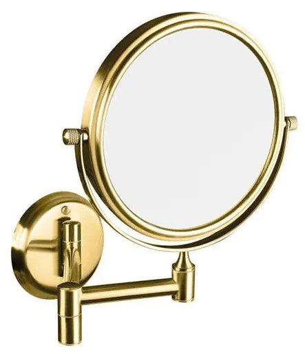 Козметично огледало 18x25 см неръждаема стомана/златно