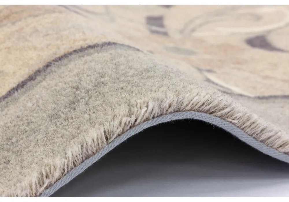 Бежов вълнен килим 200x300 cm Archie beige – Agnella