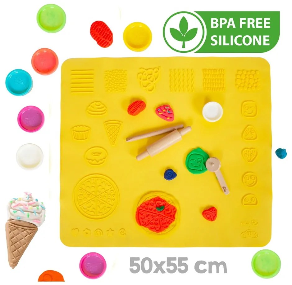 Детска маса 55x55 cm roba x Play-Doh Creative Craft – Roba