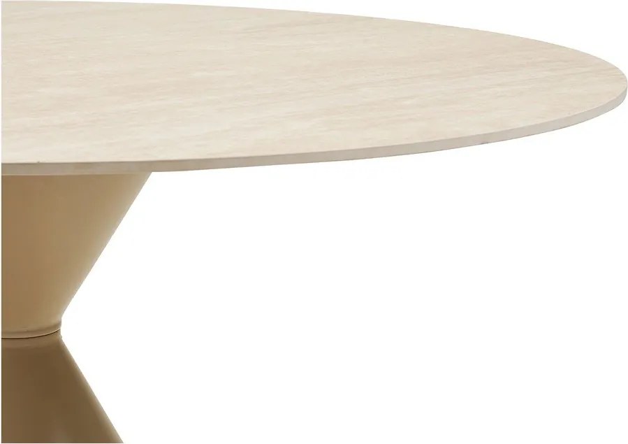 Кръгла трапезна маса с керамичен плот ø 120 cm Annecy – House Nordic