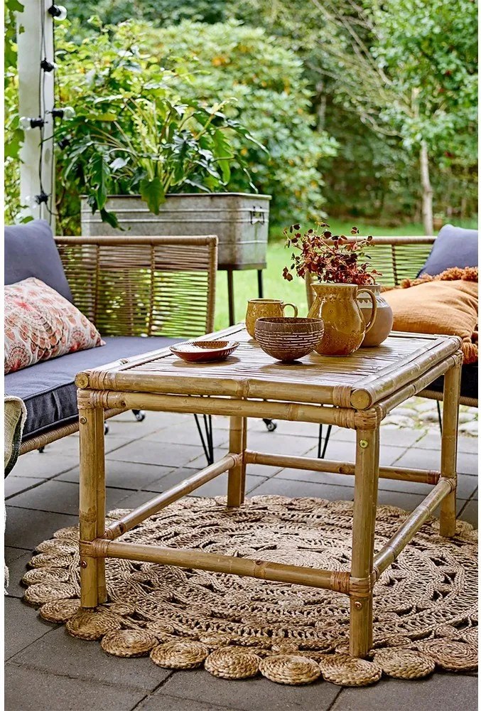 Бамбукова градинска масичка за кафе 60x90 cm Sole – Bloomingville