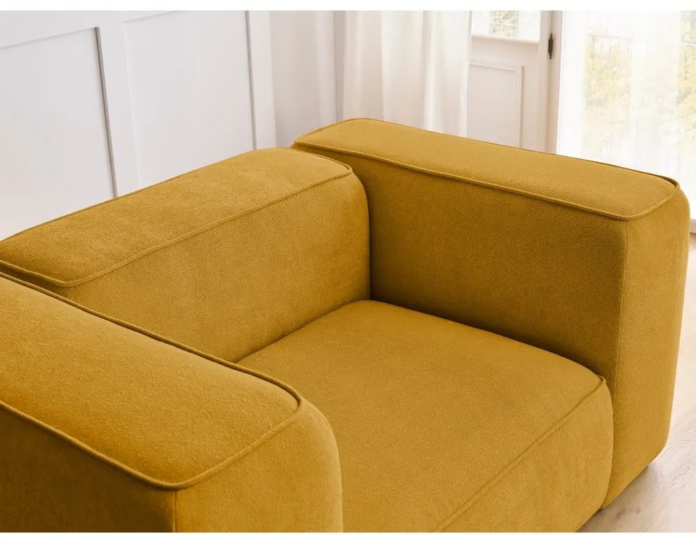 Кресло в цвят жълта охра Zephyr – Bobochic Paris