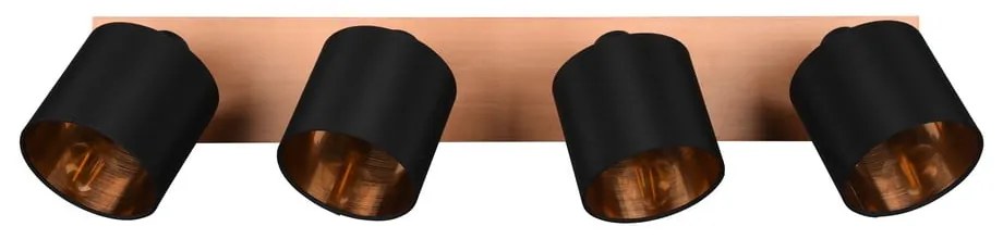 Прожектор в черен и естествен цвят ø 12 cm Tommy – Reality