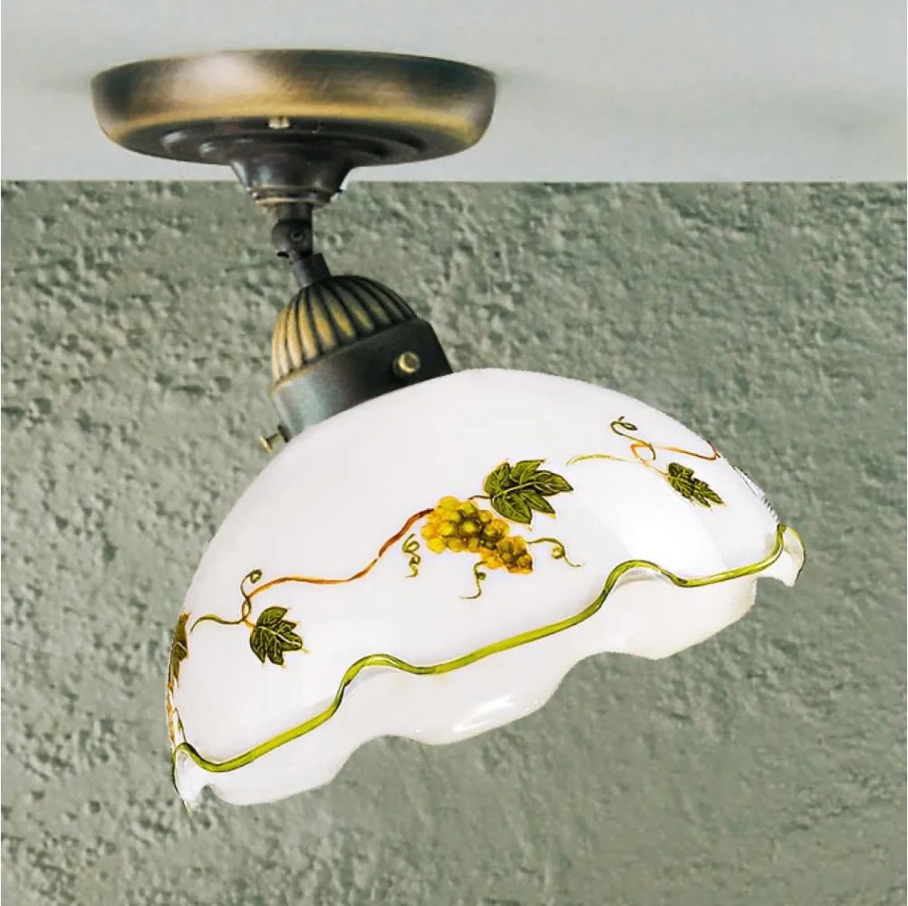 Kolarz 731.10.110 - Плафон NONNA 1xE27/75W/230V pr. 20 cm винен