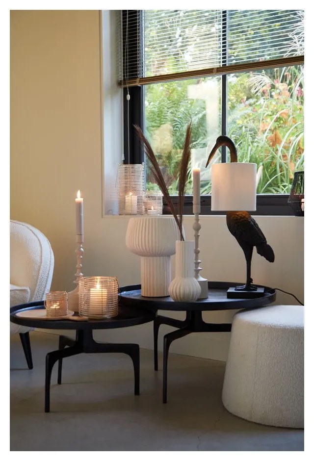 Черни кръгли масички за кафе в комплект от 2 бр. ø 75 cm Tobias – Light &amp; Living