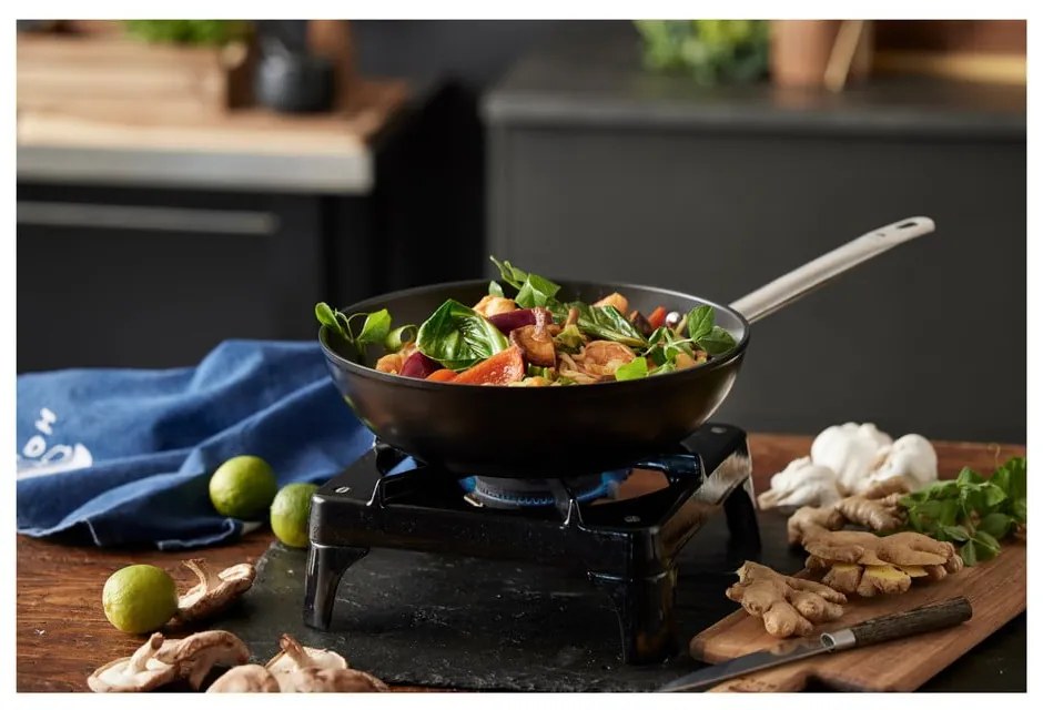 Уок алуминиев тиган с незалепващо покритие ø 28 cm – Holm