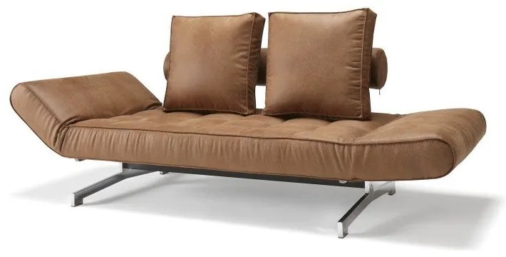 Кафява лежанка Faunal Brown Ghia Chrome - Innovation