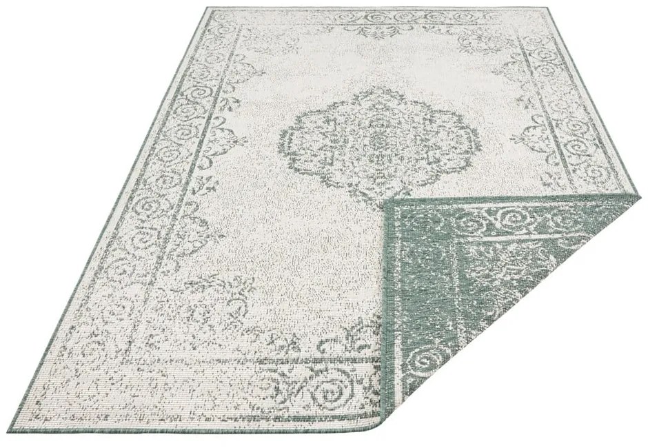 Зелен и кремав килим на открито , 120 x 170 cm Cebu - NORTHRUGS