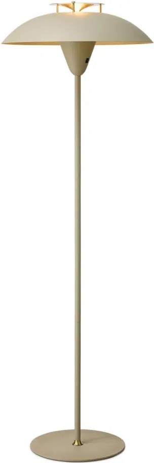 Halo Design 748990 - Подова лампа STEPP 1xE27/28W/230V бежова/месинг