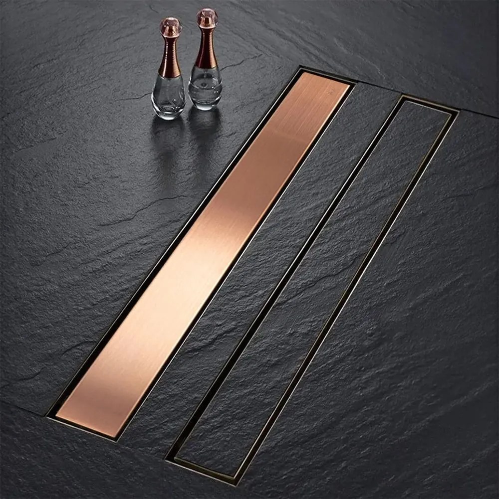 Линеен отводнител REA Neox pro Brushed Copper 100