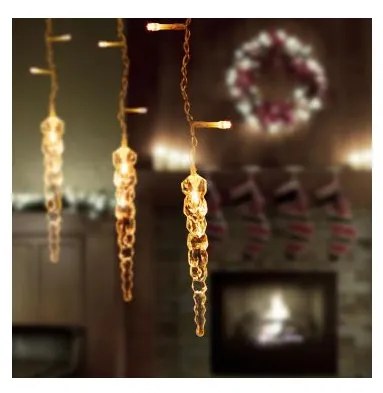 LED коледна външна завеса 180xLED 3,5x0,7 m IP44 топла бяла