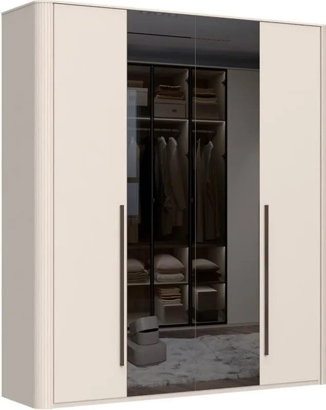 Гардероб Dutchess четирикрил огледало