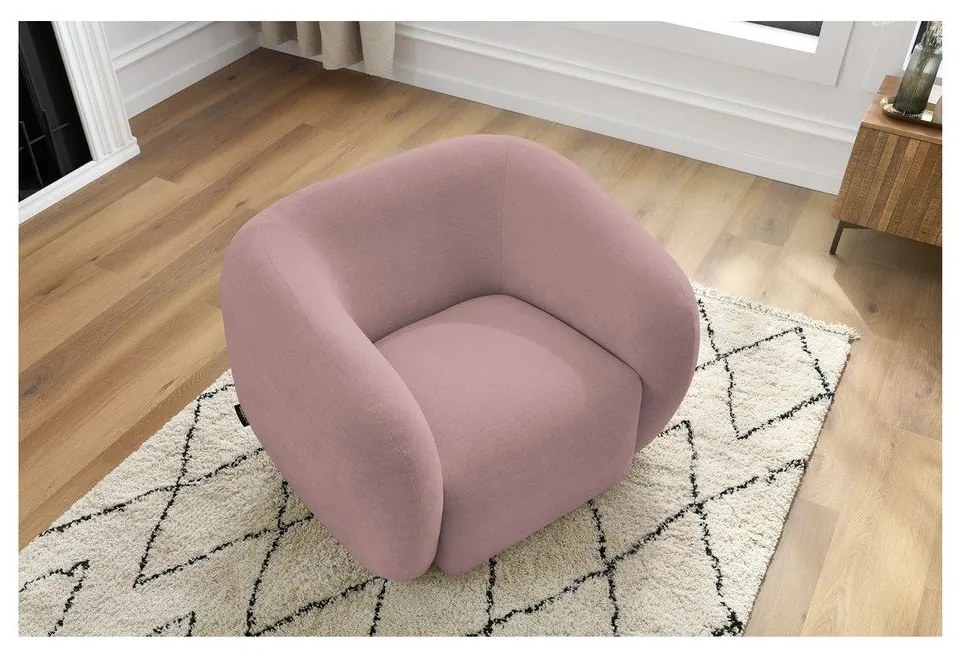 Светлорозово кресло Celine – Bobochic Paris