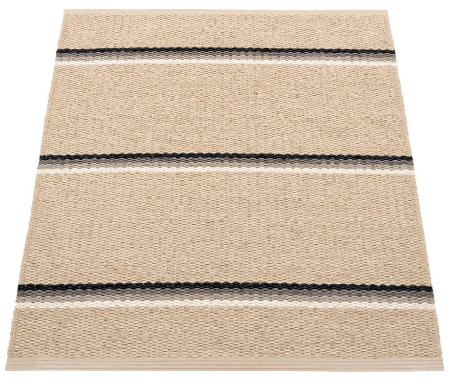 Бежов килим за открито и закрито 70x90 cm Olle Mud Beige – Pappelina