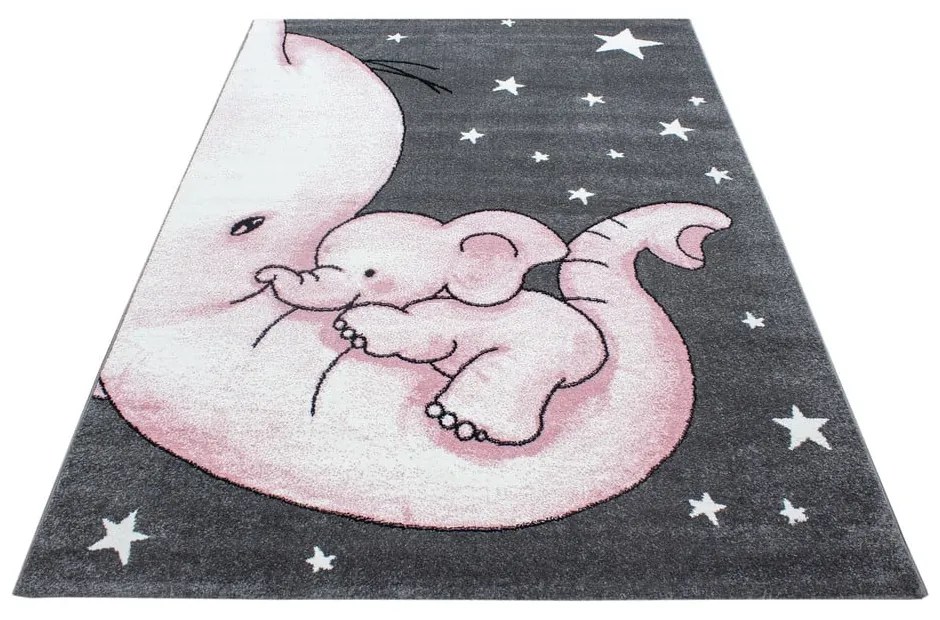 Розово-сив детски килим 140x200 cm Kids – Ayyildiz Carpets