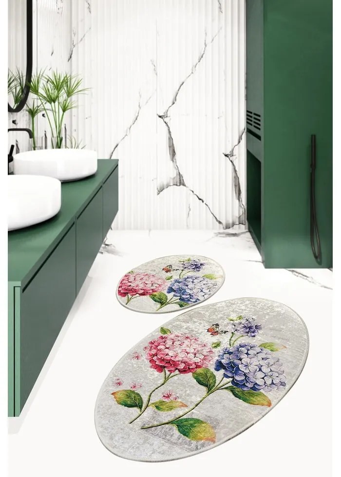 Килими за баня в комплект от 2 бр. 60x100 cm Ortanca – Foutastic