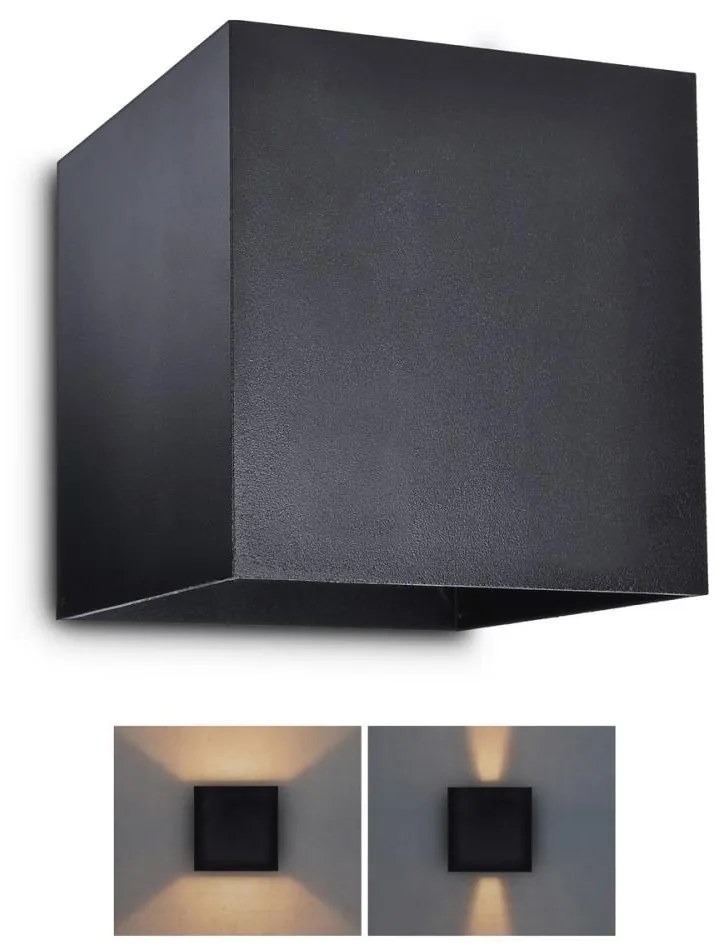 Brilagi - LED Екстериорен аплик CUBE LED/6W/230V IP54