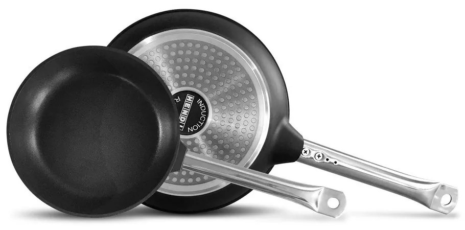 Титаниев тиган, изработен от лят алуминий с незалепваща повърхност, ø 32 cm Titanium Professional - Hendi