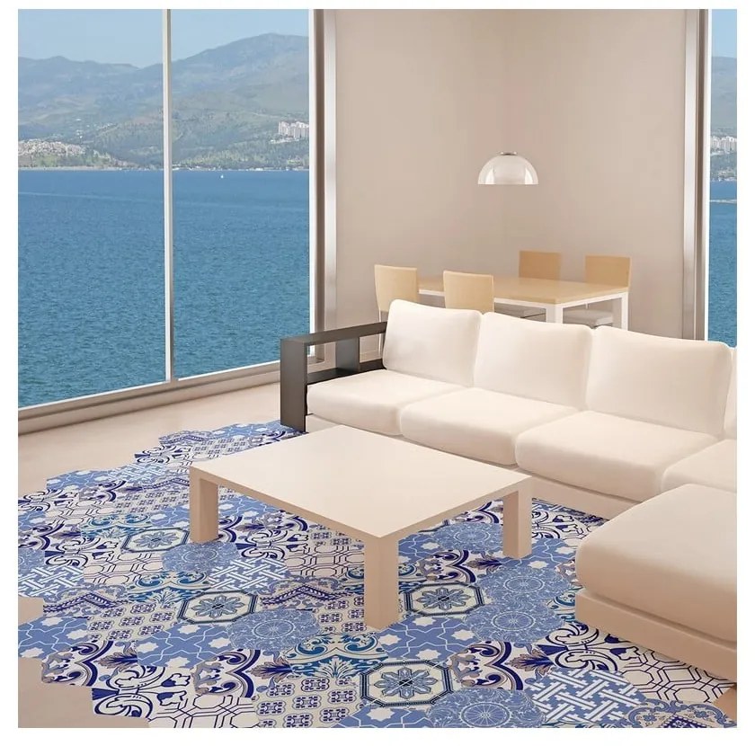 Комплект от 10 водоустойчиви стикери за под, 20 x 18 cm Ursulina - Ambiance