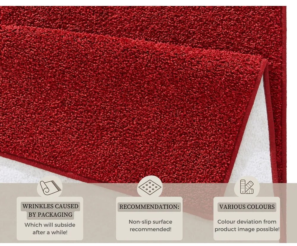 Червена покривка , 80 x 400 cm Pure - Hanse Home