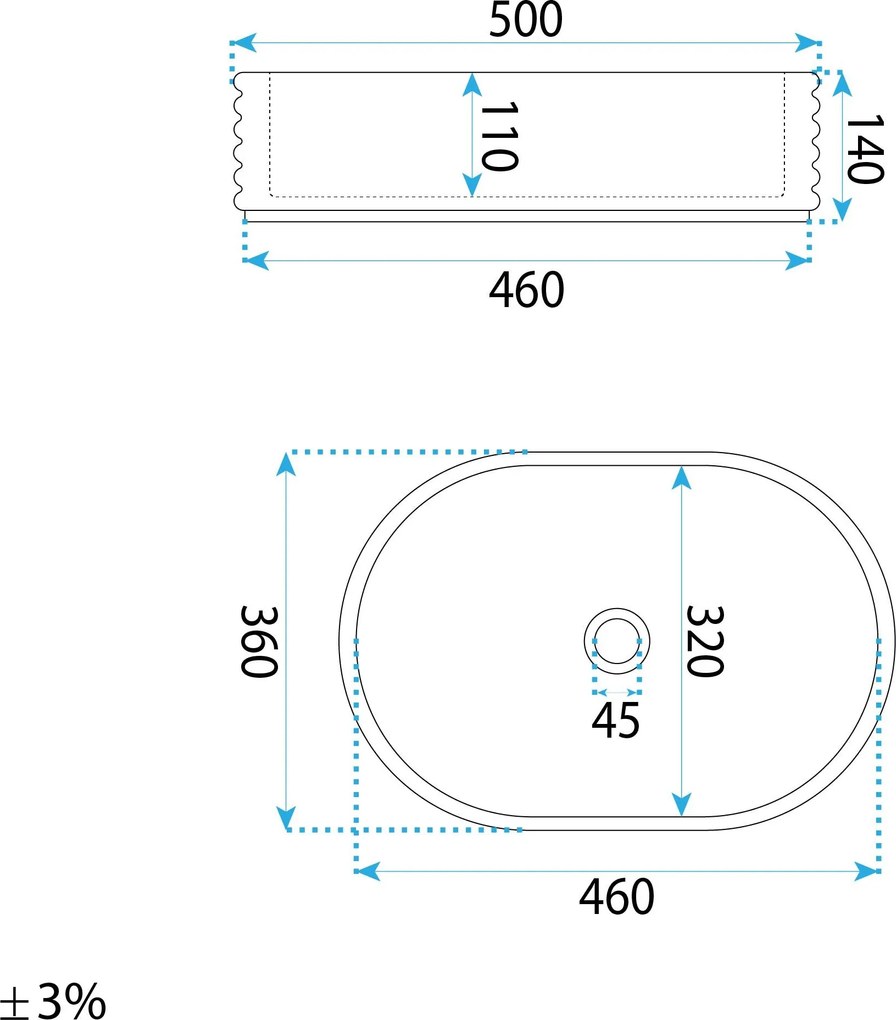 Умивалник за плот Nicoletta Beige