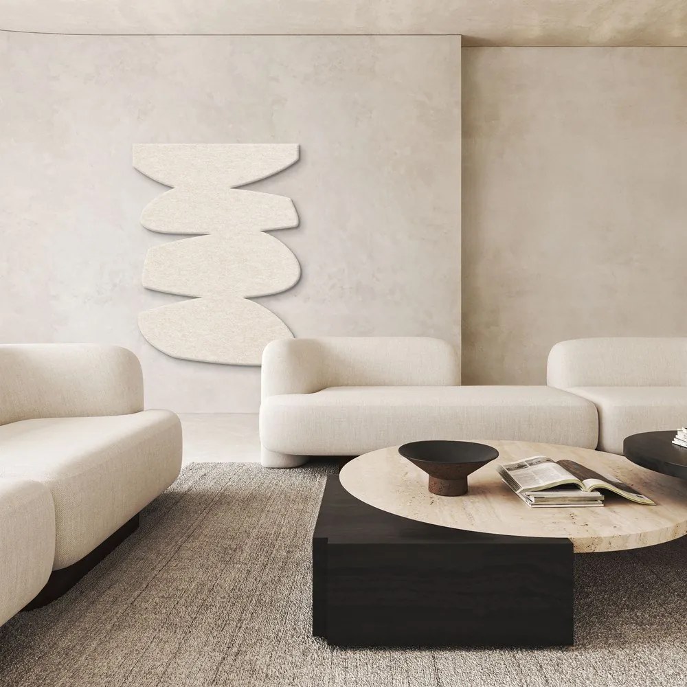 Текстилен акустичен панел 88x118 cm Stone Balance – Malerifabrikken