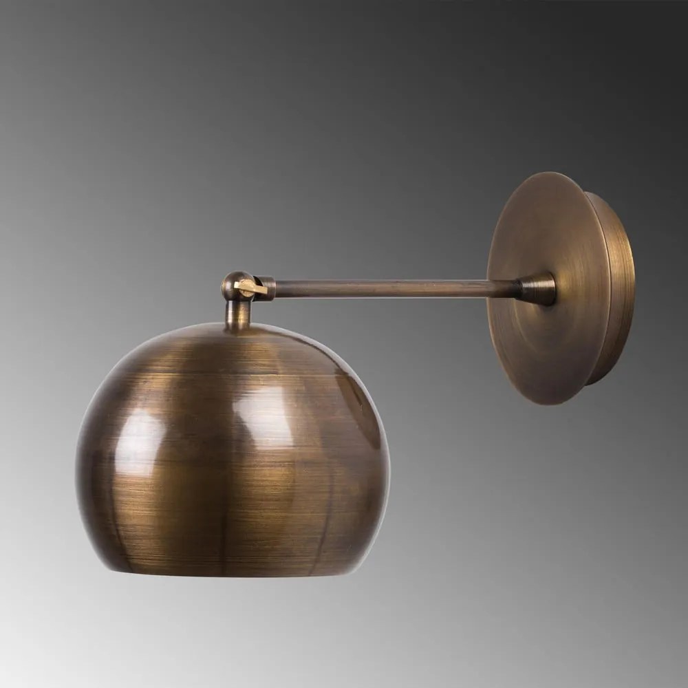 Стенна лампа в бронзов цвят ø 15 cm Stiva – Opviq lights