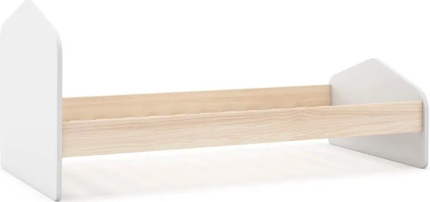 Детско легло от бял/естествен бор 90x190 cm Estefania - Marckeric