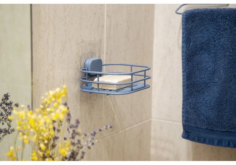 Светлосин самозадържащ се метален дозатор за сапун Grena - Compactor