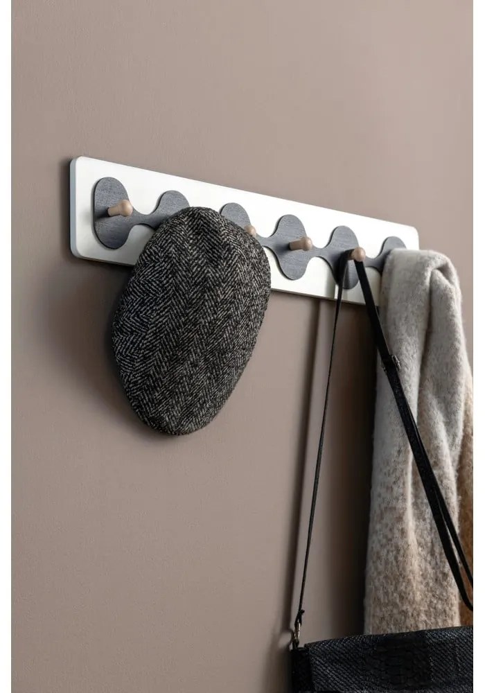 Бяла стенна закачалка 60 cm Rizar – PT LIVING