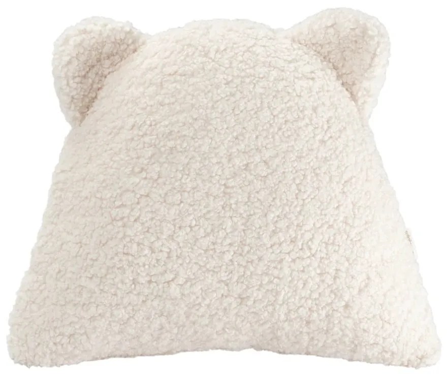 Кремава детска възглавница за диван от букле Bear – Wigiwama