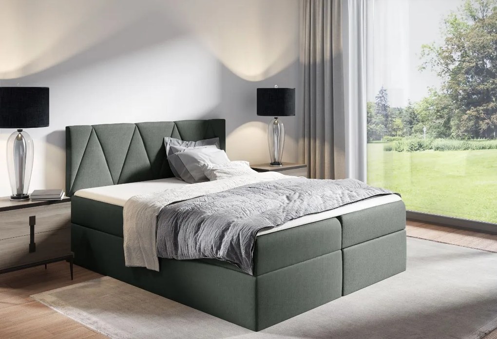 Тапицирано легло Aldo-Mpez Skouro-200 x 200