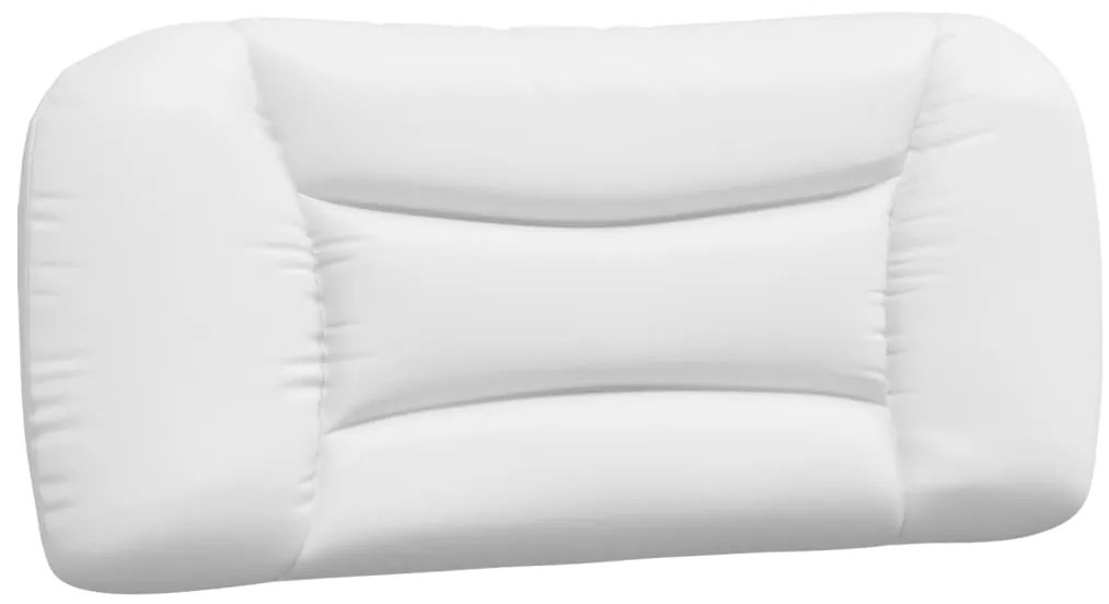 374533 vidaXL Мека табла за легло Hvar, бяла, 80 см, изкуствена кожа