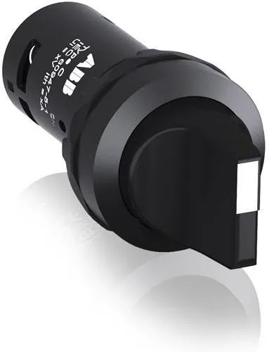 ABB Превключвател черен C3SS1-10B 1-0-2 2NO пластмасов ринг Ø22mm Compact АВВ - 1SFA619210R1026