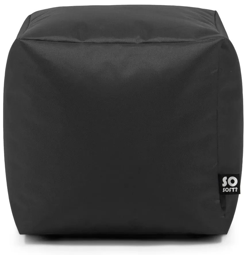 Оранжев детски пуф Cube M – So Soft?