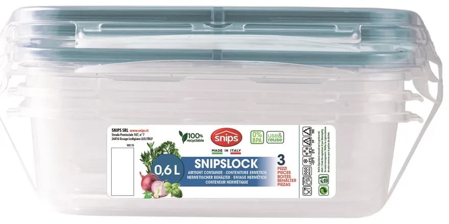 Кутии за храна 3 бр. Snipslock – Snips