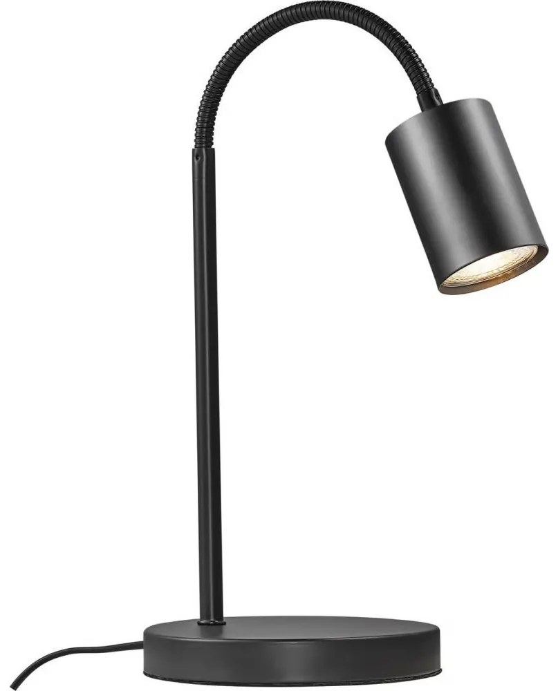 Nordlux - Настолна лампа EXPLORE 1xGU10/7W/230V черна