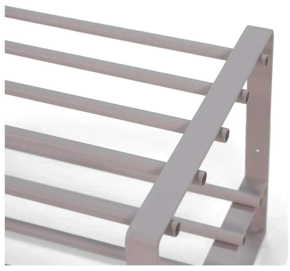 Сиво-бежов метален шкаф за обувки Rex - Spinder Design