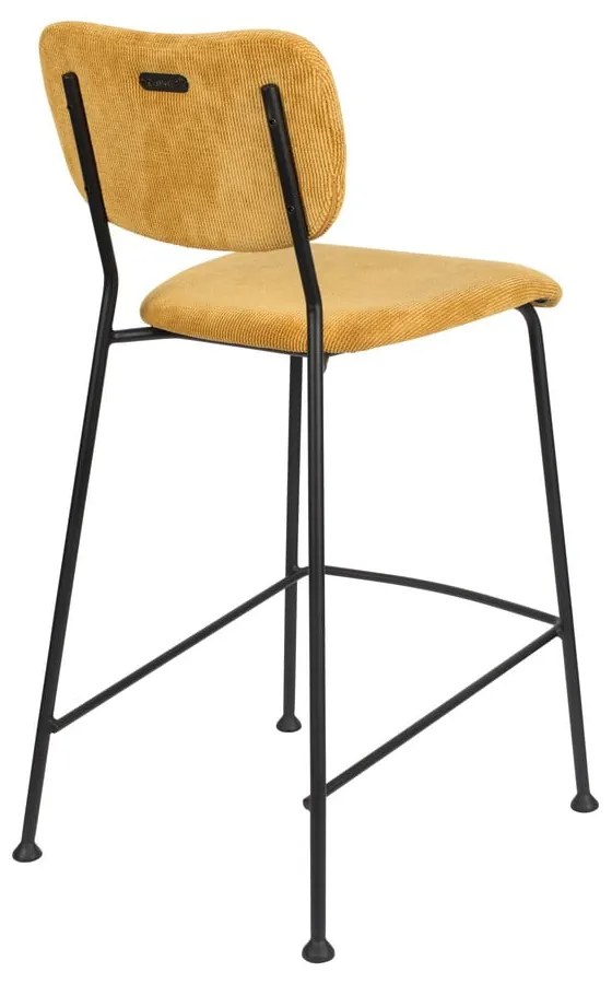 Бар столове в цвят охра в комплект от 2 броя 92 cm Benson - Zuiver