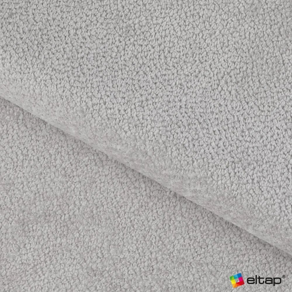 Сиво двойно легло 180x200 cm тапицирано с място за съхранение с включена подматрачна рамка Dizzle – ELTAP