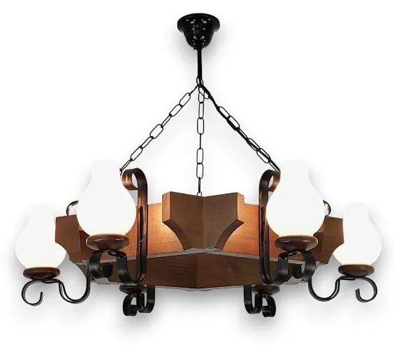 Brilagi - Пендел QUEEN 6xE14/40W/230V бук/орех