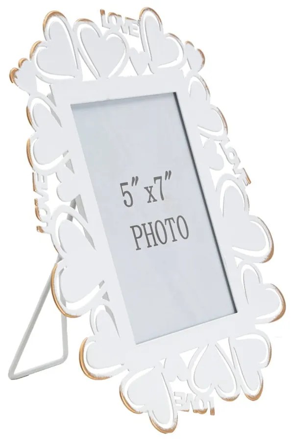 Бяла метална рамка за снимки , 25 x 27,7 cm - Mauro Ferretti