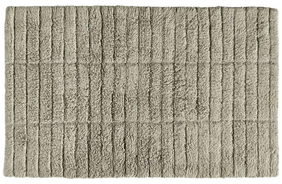 Зелена и бежова постелка за баня 80x50 cm Tiles - Zone
