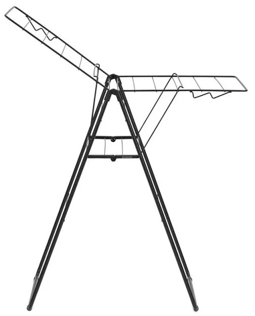 Сушилник за дрехи Brabantia Hangon 1004162, 15 м, 4 закачалки, Регулируем, Заключване за деца, Черен