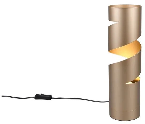 Настолна лампа бронзова (височина 35 cm) Stream – Trio